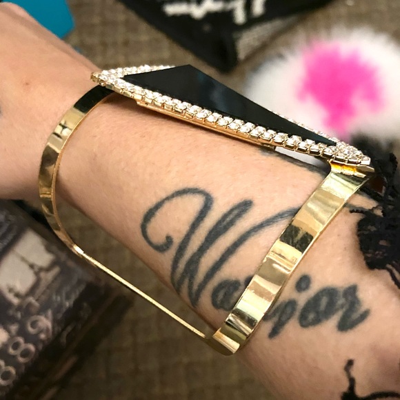 Triangle Maxi Cuff Bracelet - Picture 3 of 4